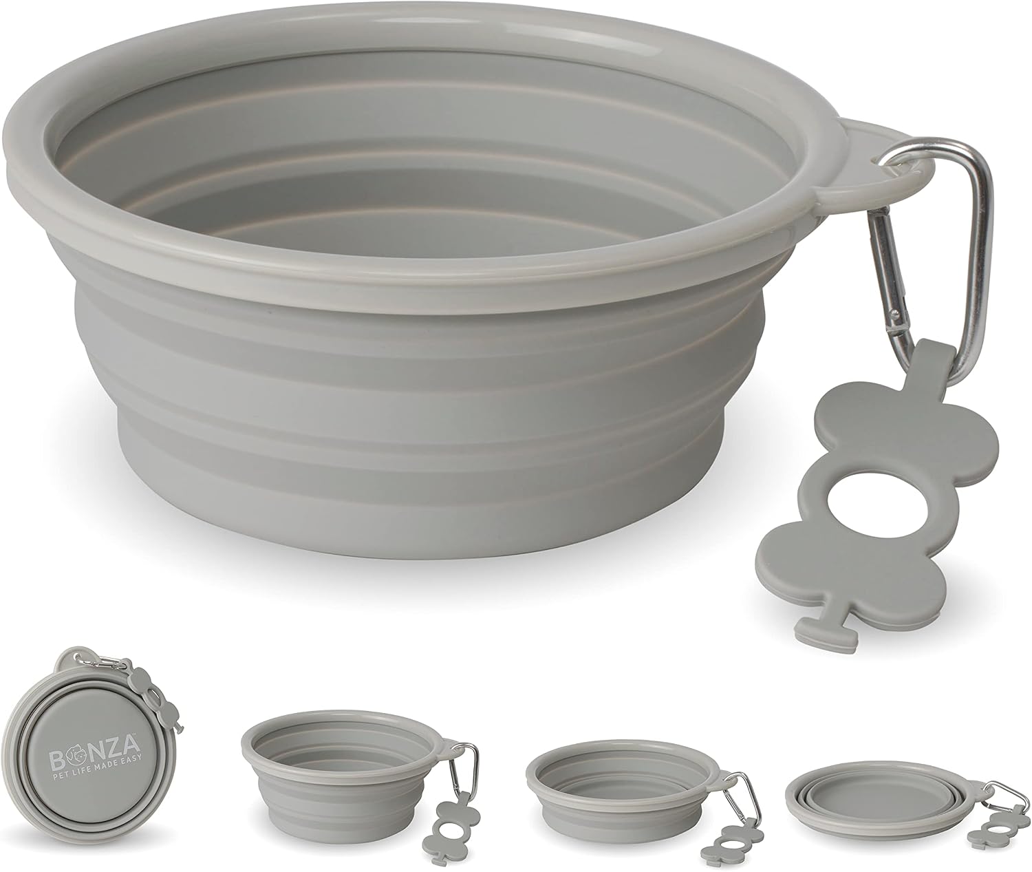 Bonza extra-large collapsible dog bowl for larger dogs and shared water stops